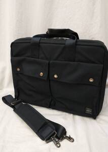 PORTER SMOKY OVERNIGHT BRIEFCACE ポーター スモーキー オーバーナイト 2way ブリーフケース 書類 かばん ショルダー バッグ 店舗受取可