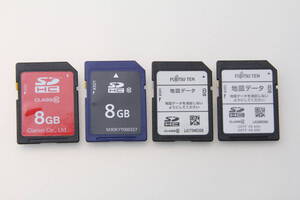 8GB SDHCカード いろいろ　●4枚セット●