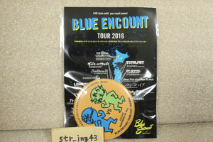 新品 BLUE ENCOUNT 2016 缶バッジ ステッカーセット ゲスト：忘れらんねえよ 鹿児島 SR HALL グッズ ブルエン