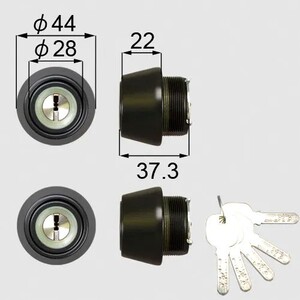 LIXIL 玄関ドア　DCZZ1087　シリンダーセット ２ロック取替用　ＢＦフォルマ/グランザ/グランザＥＸ/フォルマ/　他　 新品 　 純正品 　