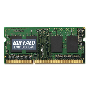 まとめ得 BUFFALO バッファロー PC3L-12800(DDR3L-1600)対応 204PIN DDR3 SDRAM S.O.DIMM 4GB D3N1600-L4G D3N1600-L4G x [2個] /l