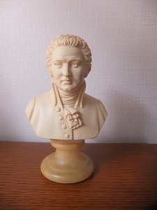 Vintage mozart model figure ビンテージ モーツァルト フィギュア 胸像 イタリア製 Made in Italy オブジェ 置物