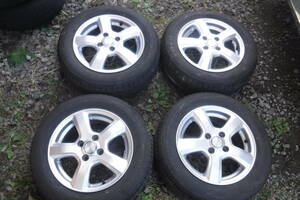 社外アルミホイール Grass HN 14x5.5J +40 PCD100 4h 国産 トーヨー ナノエナジー3plus 175/65R14 4本バリ物 ヴィッツ パッソ ノートマーチ