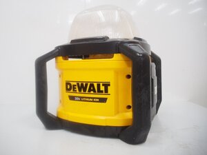 ☆【2H1107-29】 DEWALT デウォルト コードレスワークライト LEDライト 作業灯 DCL074 20V 現状品