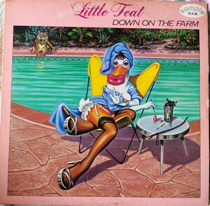 LP国内見本盤 Little Feat // DOWN ON THE FARM 1979年発売 解説、歌詞カード付き ジャケット上下に幾分擦り傷あり 