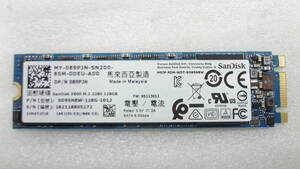 SanDisk X600 M.2 2280 128GB SD9SN8W-128G-1012 089PJN 中古動作品(G134） 