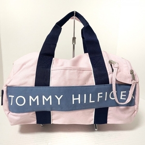 トミーヒルフィガー TOMMY HILFIGER ボストンバッグ ピンク×ネイビー×ブルー バッグ