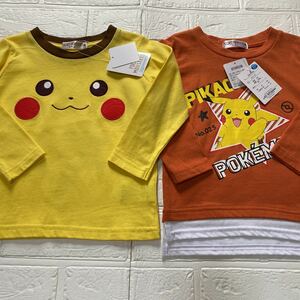 ポケットモンスター　ピカチュウ　長袖Tシャツ ロンT 90