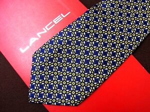 ♪23445C♪良品【花 植物 小花 柄】ランセル【LANCEL】ネクタイ