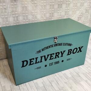 76《宅配BOX》収納 置き配 ボックス コンテナ りんご箱 木箱 インテリア