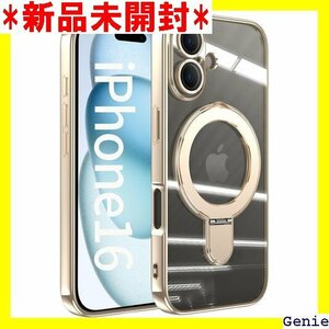 JOOBOY スマホケース 対応 iPhone 16 プホール付き アイフォン16 磁気カバー ゴールド 16 31