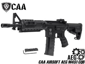 CAA-AEG-002BK　CAA AIRSOFT AEG M4S1 CQB ライフル アドバンスドライン CAD-AG-12-BK