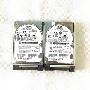 S6041561 HGST 900GB SAS 10K 2.5インチ NECマウンタ HDD 2点【中古動作品】927