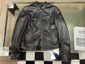 レザージャケット シングルライダース レディース　L sugar ridez sheepskin シープスキン