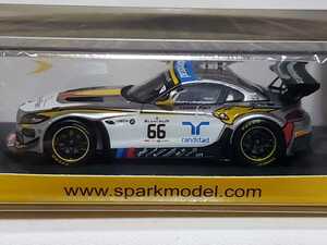 新品 1/43 スパーク SPARK Z4 no.66 24H SPA 2014　ドライバー：M.Martin-A.Farfus-J.Muller