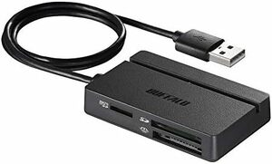 ブラック BUFFALO USB2.0 マルチカードリーダー スタンダードモデル BSCR105U2BK ブラック