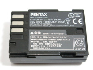 【 中古現状品 】PENTAX D-LI90 純正バッテリー ペンタックス [管ET642]