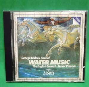 CD　WATER MUSIC（水上の音楽） ジョージ・フレデリック・ヘンデル　F35A50012　中古