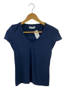 Loro Piana◆Tシャツ/38/コットン/NVY/無地