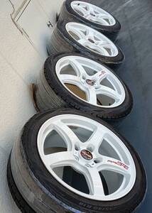 ◆スタッドレス 245/40r18 MID RMP R50 18/8.5J+45 5H120 BMW F30 F20 シビックタイプR(BBS RAYS レクサス) fk8 fl5