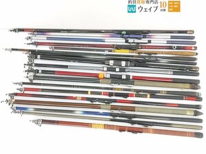 NFT ハイパーループ 小磯 1-540・がまかつ がま磯 プレシード 1.5-53 等 磯竿 ジャンク竿セット ジャンク品