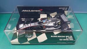 MINICHAMPS 1/43 EDITION 43 no.63 マクラーレン メルセデス MP4-20 アレクサンダー・ヴルツ TEST DRAIVER 2005 ミニチャンプス