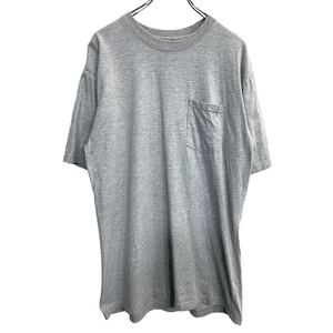 Dickies 半袖 ポケット Tシャツ Lサイズ ディッキーズ グレー 古着卸 アメリカ仕入 t2407-4634