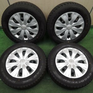 *送料無料*バリ溝 20年 8.5分★トヨタ 70 ヴォクシー 純正 195/65R15 スタッドレス グッドイヤー アイスナビ6 PCD114.3/5H★3121005HAス