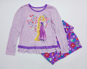 USA購入★★ ディズニー ラプンツェル パジャマ サイズ7/8 130 未使用品 ★★ Disney Princess Rapunzel Girls pajama