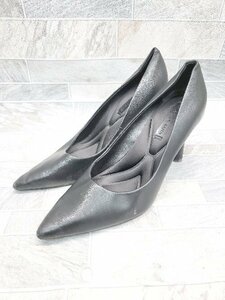 ◇ CHARLES & KEITH チャールズ＆キース ヒール パンプス サイズ38 ブラック レディース P