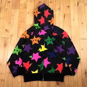 BAPE スター パーカー Mサイズ multi color a bathing ape BAPE sta full zip hoodie star エイプ ベイプ アベイシングエイプ BAPESTA yi95