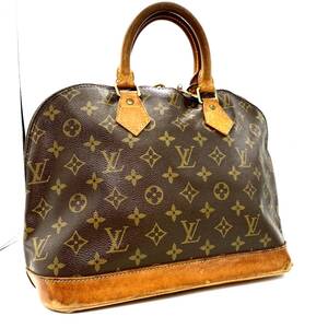 AY1563■LOUIS VUITTON ルイヴィトン LV モノグラム アルマ PM Bag バッグ 鞄 プチ ハンドバッグ VI 1914 ブランド 中古