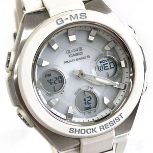 美品 CASIO カシオ BABY-G ベビーG G-MS ジーミズ 腕時計 MSG-W100-7A 電波ソーラー タフソーラー マルチバンド6 箱付き 動作確認済