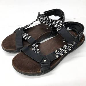 MERRELL メレル サンダル Around Town Sunvue Woven Black Sandals US8 25cm レディース J94148