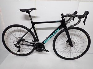 Bianchi SPRINT DISC 105 2x11s (スプロケット欠品) 2020 53cm ビアンキ スプリント カーボン ロードバイク 配送/来店引取可 ★ 6FBE7-1