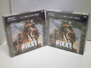 シュリンク付き 未開封品 ヴァイスシュヴァルツ 勝利の女神:NIKKE BOX(12パック入り) 2個 まとめて 初版 / ニケ