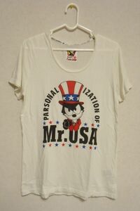 ロデオクラウンズ RODEO CROWNS フィリックス・ザ・キャット FELIX THE CAT コラボ半袖Tシャツ Mr.USAアメリカ RCSデニムコーデ ロゴ RCWB