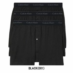 ※訳あり アウトレット Calvin Klein(カルバンクライン)ck ニットトランクス ボクサー 3枚セット メンズ 前開き NB4005-001 Lサイズ ★2