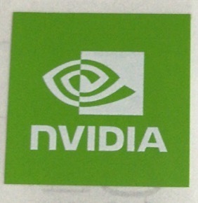 ■新品・未使用 ■10枚セット 【NVIDIA】エンブレムシール【18*18㎜】送料無料・追跡サービス付き☆P193