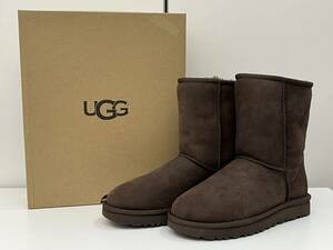 i5649HI UGG アグ Classic Short 2 ムートンブーツ chocolate US6(23cm) 1016223 クラシックショート2 濃茶色 CHO 未使用 保管品