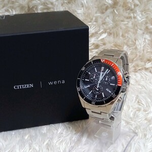 【極美品】CITIZEN シチズン シチズンコレクション AT2498-51E エコ・ドライブ CITIZEN COLLECTION wena 3 搭載モデル シルバー 腕時計