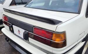 GE極上 AE86 AE85 レビン トレノ 2ドア用リアスポイラー 純正形状　FRP リアウイング