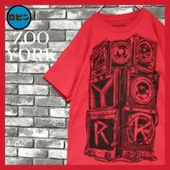 ZOOYORKズーヨークビッグデザインロゴtシャツTシャツオーバーサイズ古着半袖