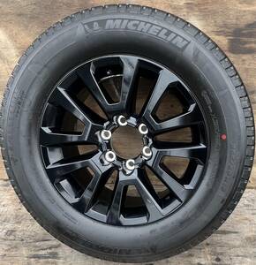 ランドクルーザープラド　後期ブラック　265/60R18　6穴　TUBELESS　タイヤホイール1本　　　　　　027