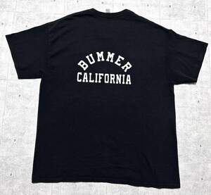 大きいサイズ XL バマー カリフォルニア ブラック Tシャツ ビッグシルエット　　BUMMER CALIFORNIA SO FAR SO BAD GILDAN ボディ 柳8109