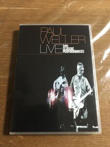 希少! paul weller☆two classic perfomances☆ポールウェラー☆DVD☆輸入盤☆ジャム☆スタイルカウンシル☆人気!貴重!レア!ジャンク