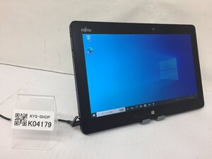 ジャンク/FUJITSU ARROWS Tab Q665/M FARQ07001/Core M-5Y10c 0.80GHz/128GB/4GB/11.6インチ/Windows10 Pro/高解像度/AC欠品