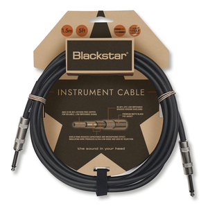 ギターシールド 1.5mBLACKSTAR ブラックスター STANDARD CABLE 1.5M STR/STR ギターケーブル 両側ストレートプラグ