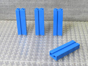 ◆レゴ∥LEGO【1x2x5ブロック(溝付)/青 4個】#88393◆正規品 [R91565]