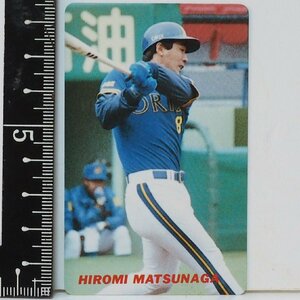 91年カルビープロ野球カードNo.55【松永 浩美 内野手 オリックス ブルーウェーブ】平成3年 1991年 当時物Calbeeおまけ食玩BASEBALL【中古】